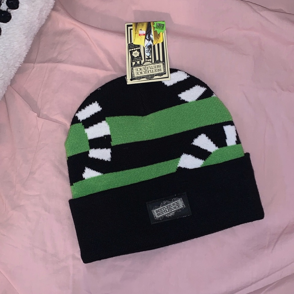 NWT Beetlejuice Beanie